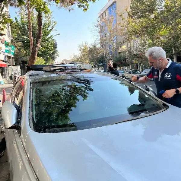 شیشه جلو سوناتا وای اف