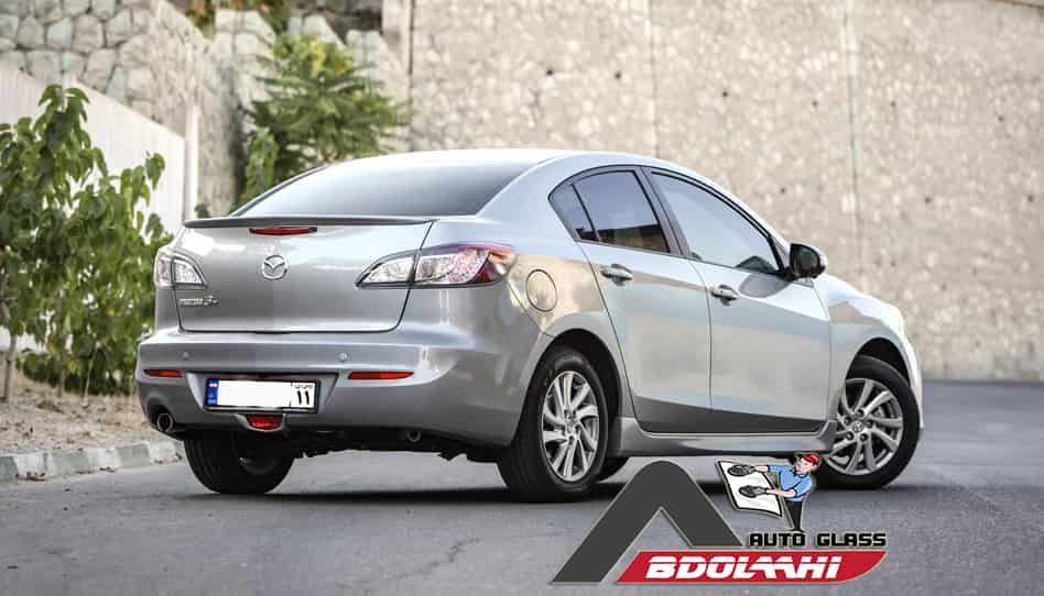 شیشه مزدا3 نیو