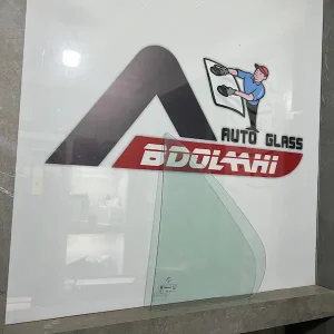 شیشه لچکی سمند